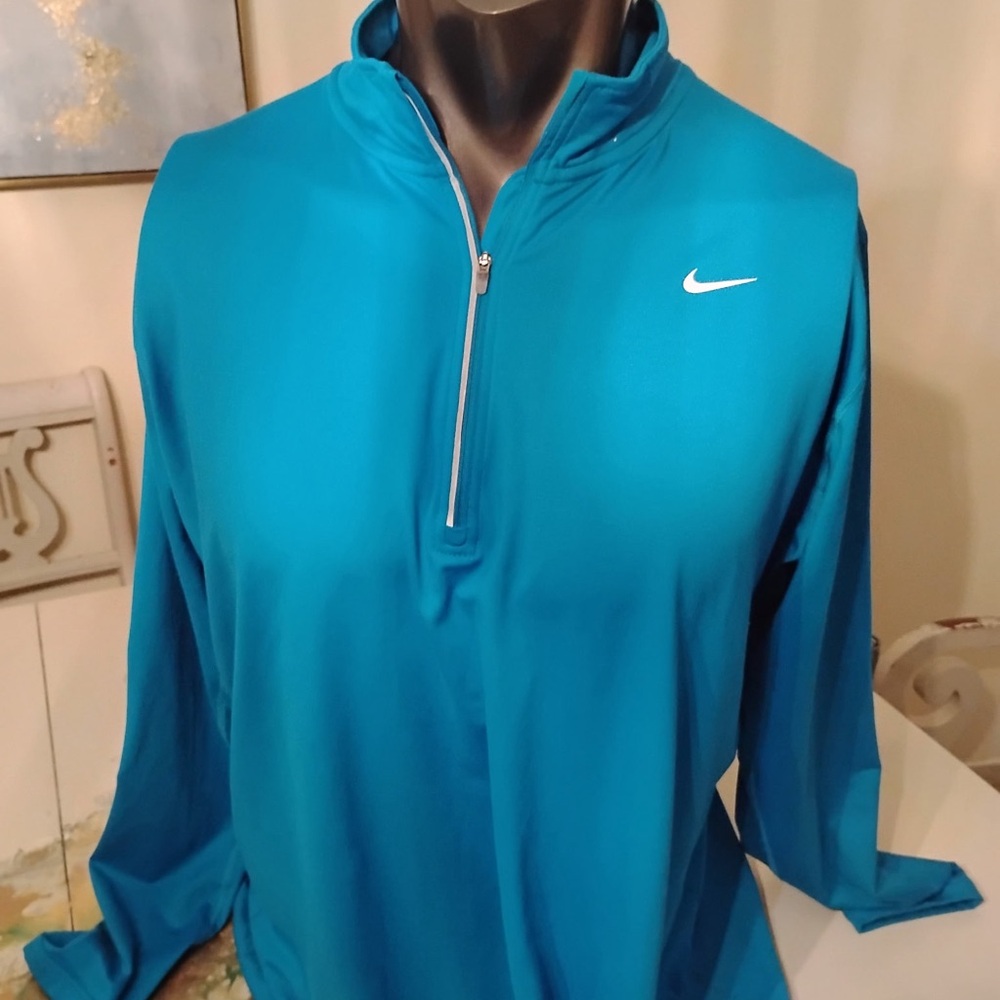 Nike Blue Long Sleeve Men's Shirt